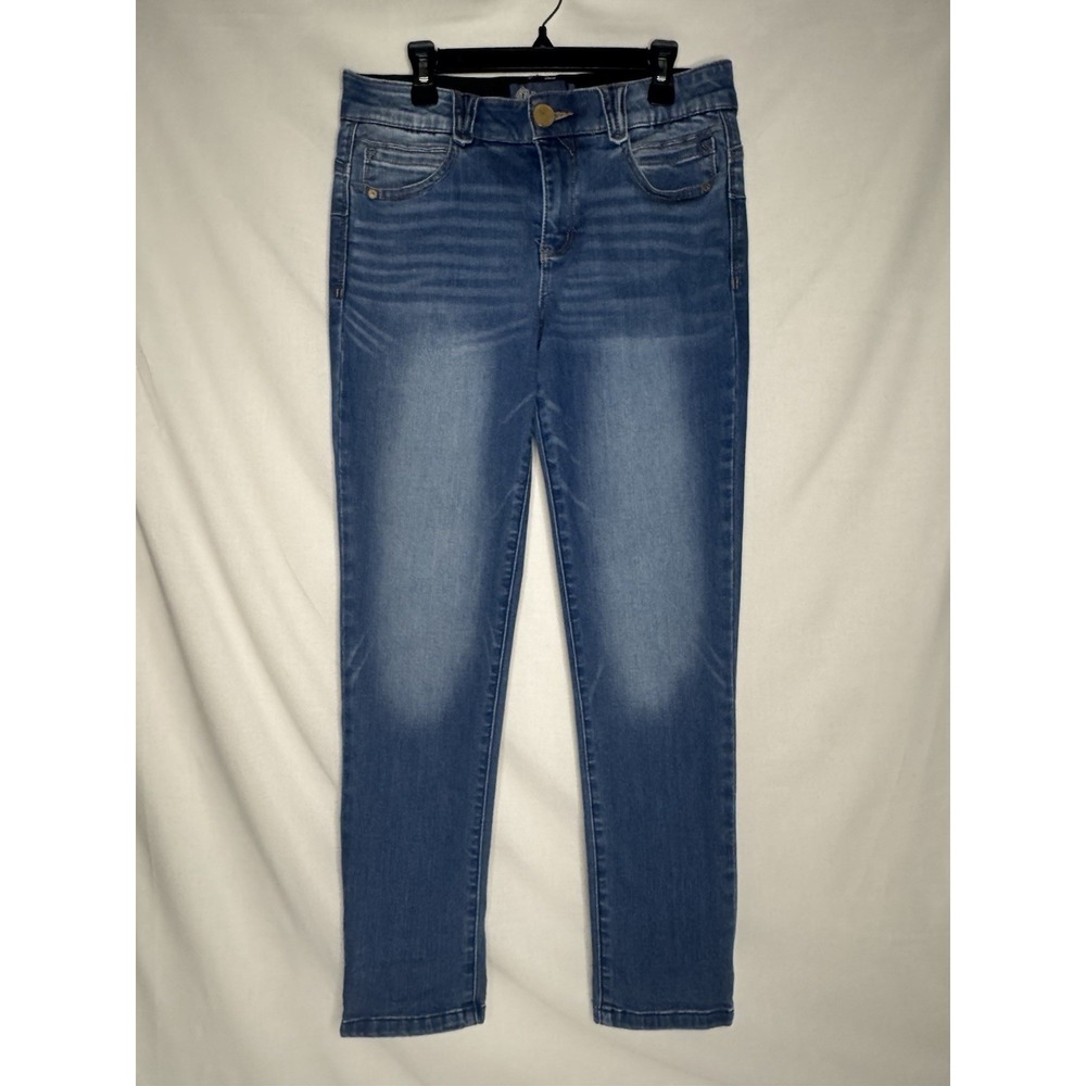Democracy Ab Solution Jeans Women's 6 Blue Stretch Skinny Ankle High Rise